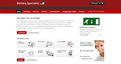 Desktop Screenshot of batterijspecialist.nl